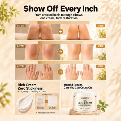 Urea Cream Foot Cream: for Dry Cracked Heels and Feet